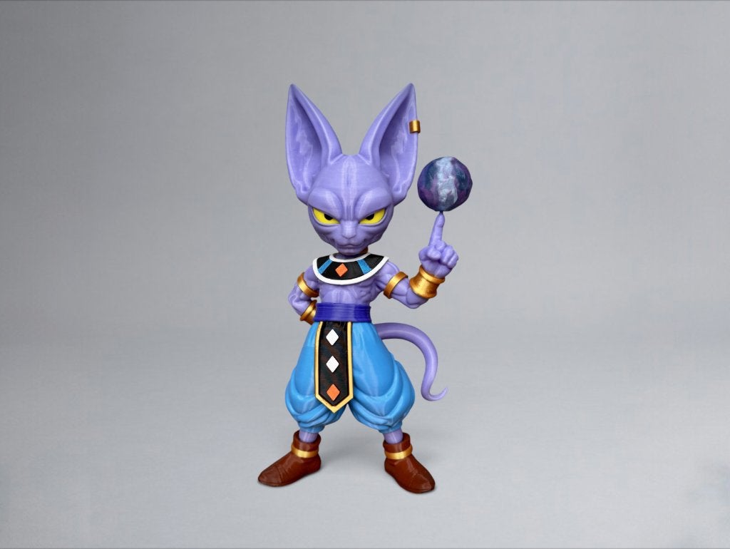 Beerus Figurine – Dragon Ball Z – 300 mm – Fan Collectible, Ophalen of Verzenden, Nieuw, Fantasy