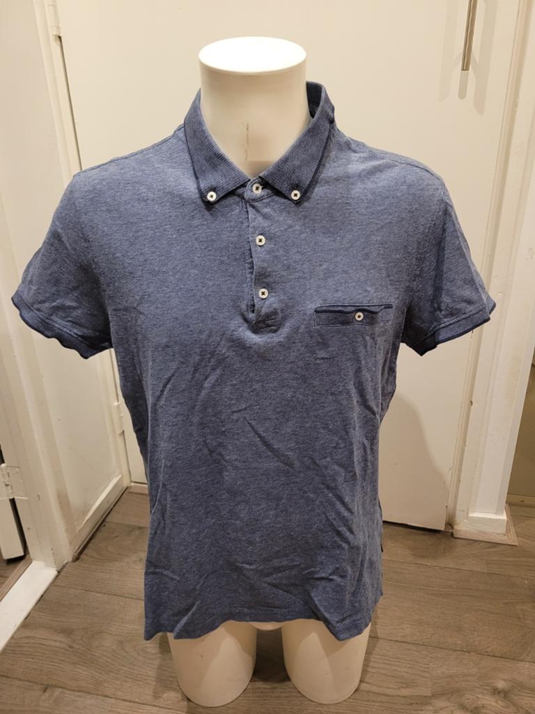 Mooie blauwe Cavallaro Napoli polo maat XL, Blauw, Maat 56/58 (XL), Ophalen of Verzenden, Zo goed als nieuw