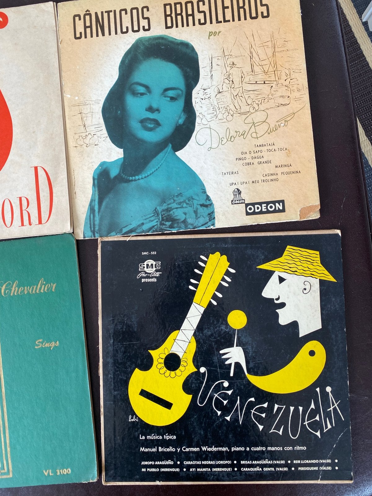 Vintage Vinyl LP's: Braziliaans, Venezuela, Maurice Chevalie, Ophalen, Gebruikt, 12 inch, Voor 1960