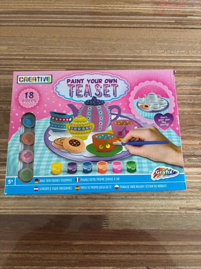 Nieuw: Schilder jouw eigen thee set, Ophalen of Verzenden, Nieuw, Knutselen