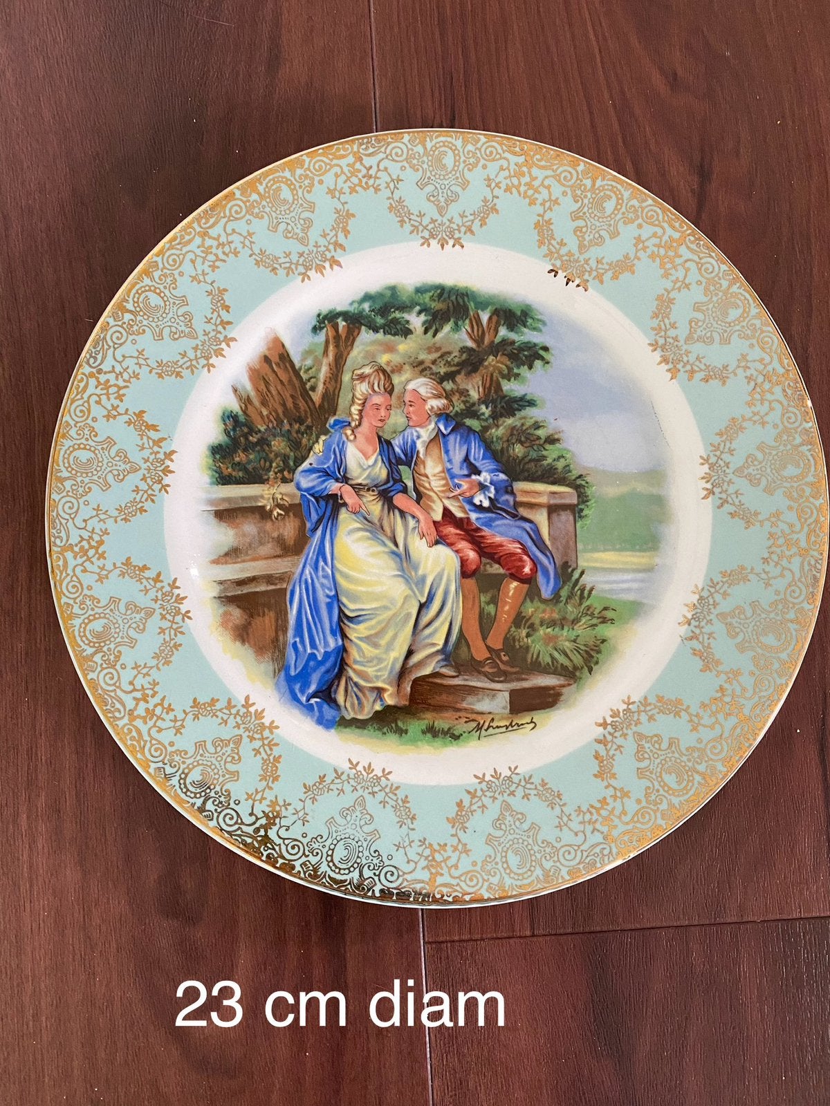 Vintage Wandbord Barratts of Staffordshire Fragonard, Antiek en Kunst, Ophalen of Verzenden
