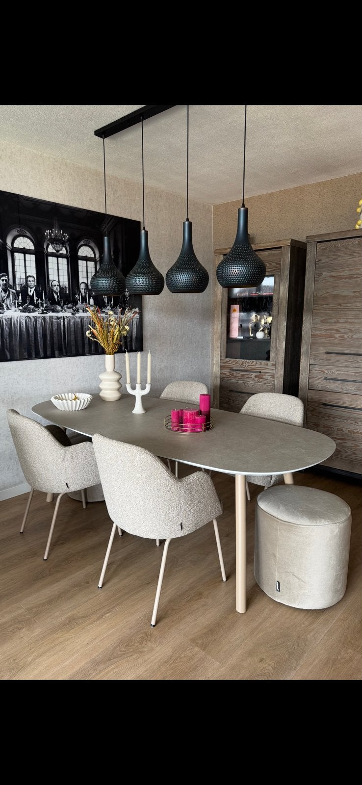 Prachtige lamp voor boven eettafel., Ophalen, Zo goed als nieuw