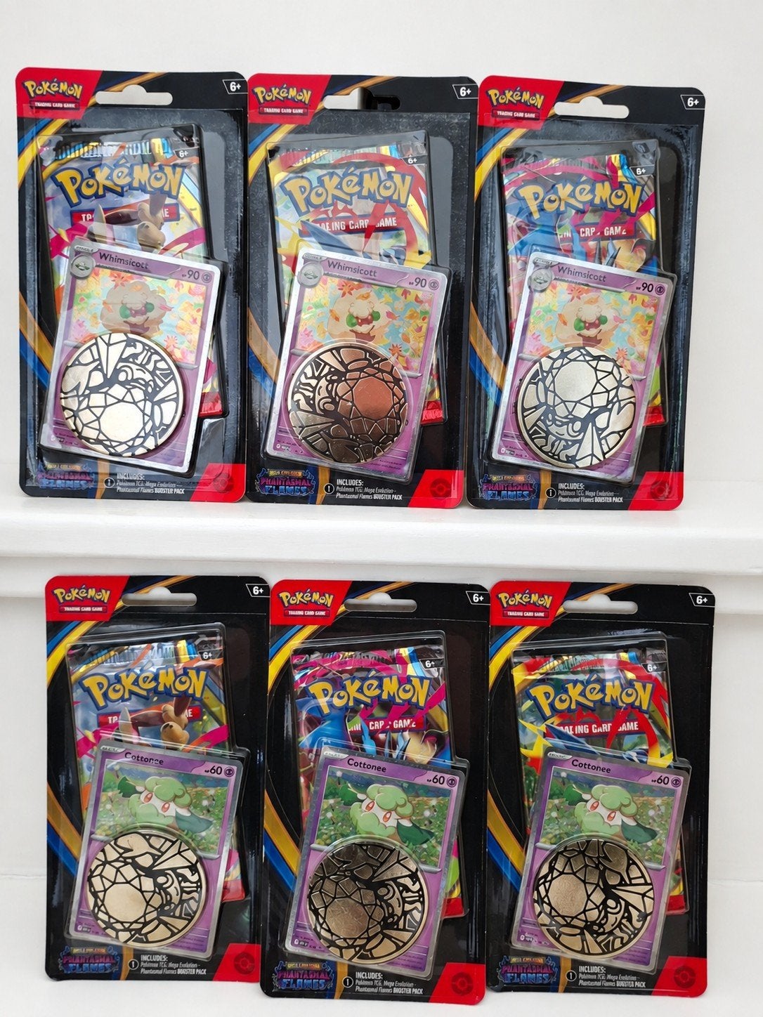 Pokémon phantasmel flames sealed booster pack X6, Ophalen of Verzenden, Nieuw, Booster