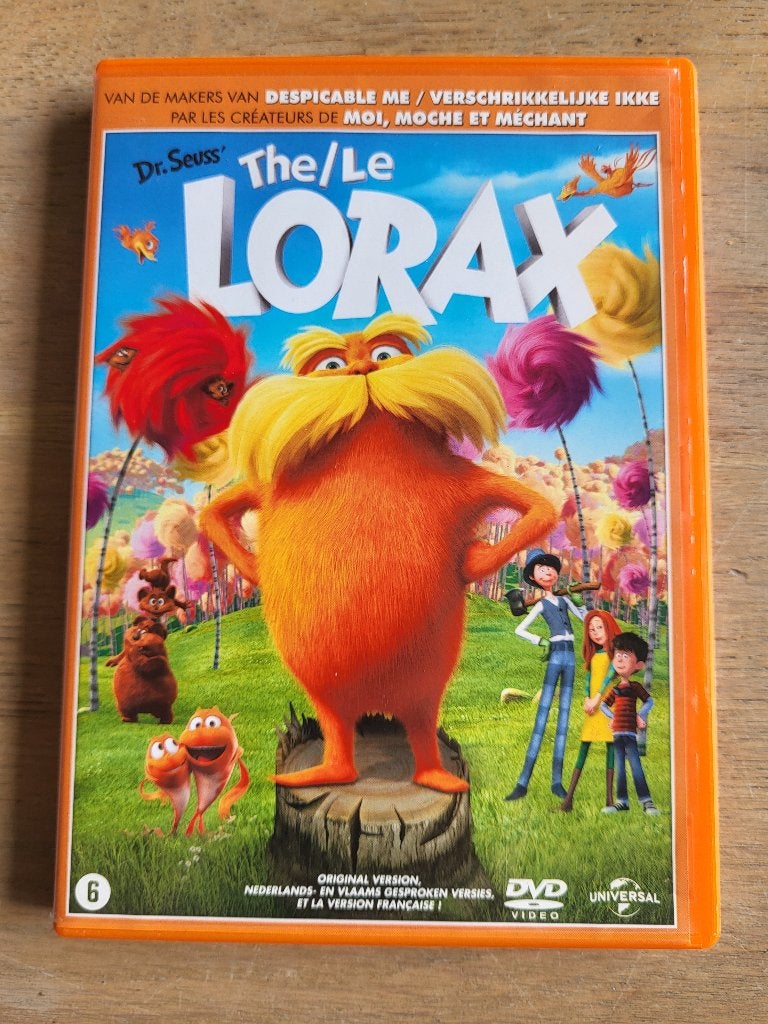 Dr. Seuss' The Lorax DVD - Nederlands gesproken, Animatie, Amerikaans, Nederlands, Inclusief doosje