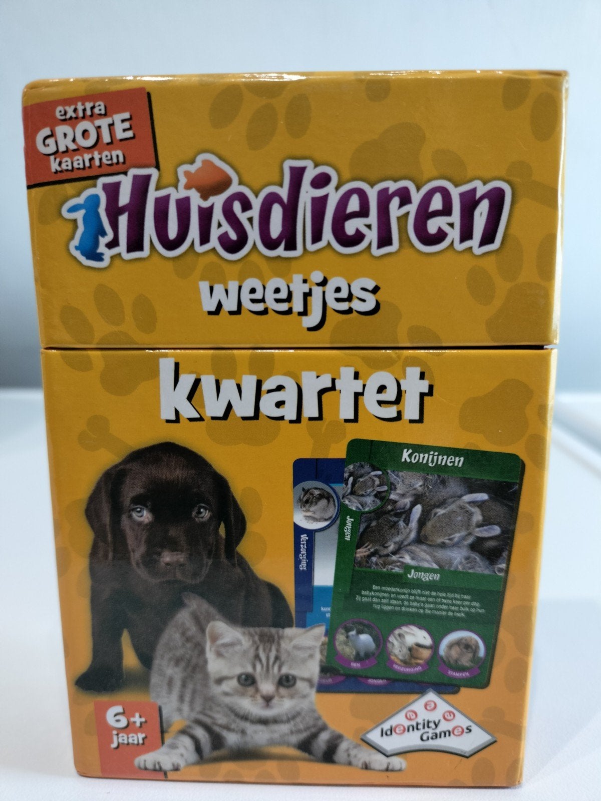 Huisdieren kwartet (ophalen), Verzamelen, Ophalen of Verzenden, Zo goed als nieuw, Kwartet(ten)
