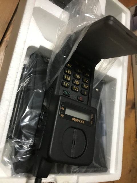 draadloze  telefoon old school klepje, Ophalen of Verzenden, Nieuw, 1 handset