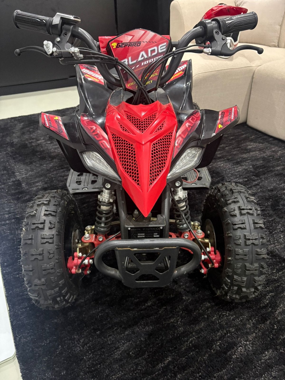 Geparo Blade elektrische kinder quad, NIEUW, incl. Helm