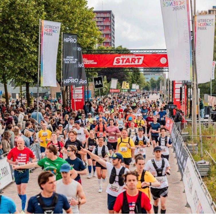 Startbewijs Marathon Utrecht WAVE 2 + tassenafgifte, Tickets en Kaartjes, Evenementen en Festivals, Eén persoon