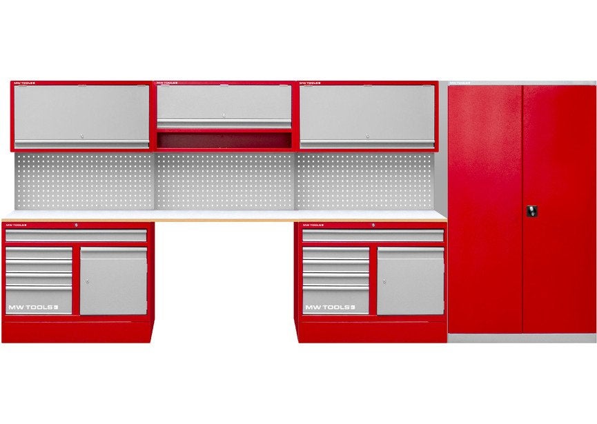 Werkplaatsmeubilair 4,4M met kast MW Tools / Nieuw, Ophalen, Nieuw