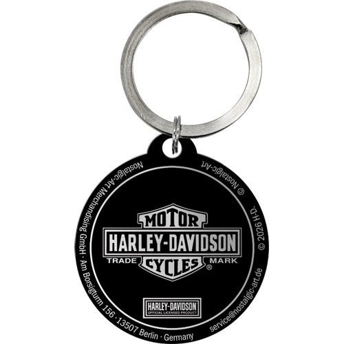 Harley Davidson Garage sleutelhanger van metaal keychain, Ophalen of Verzenden, Nieuw, Auto's