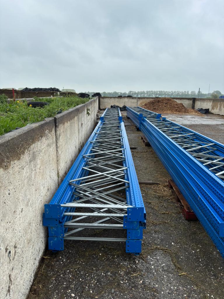 Jungheinrich Stelling 80m met 7,5m staanders en liggers, Ophalen