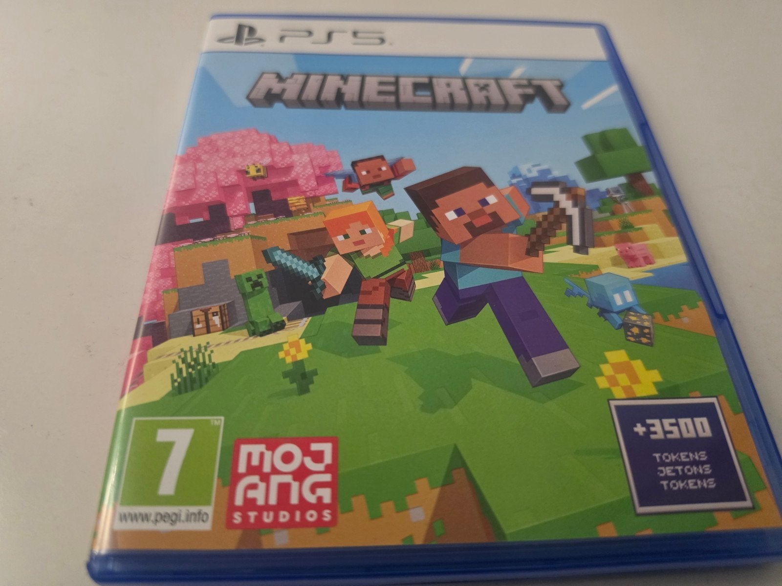 Minecraft voor Playstation 5+DLC Lees Beschrijving Aub, Ophalen of Verzenden, Zo goed als nieuw, Mojang Games NL, Mojang Games
