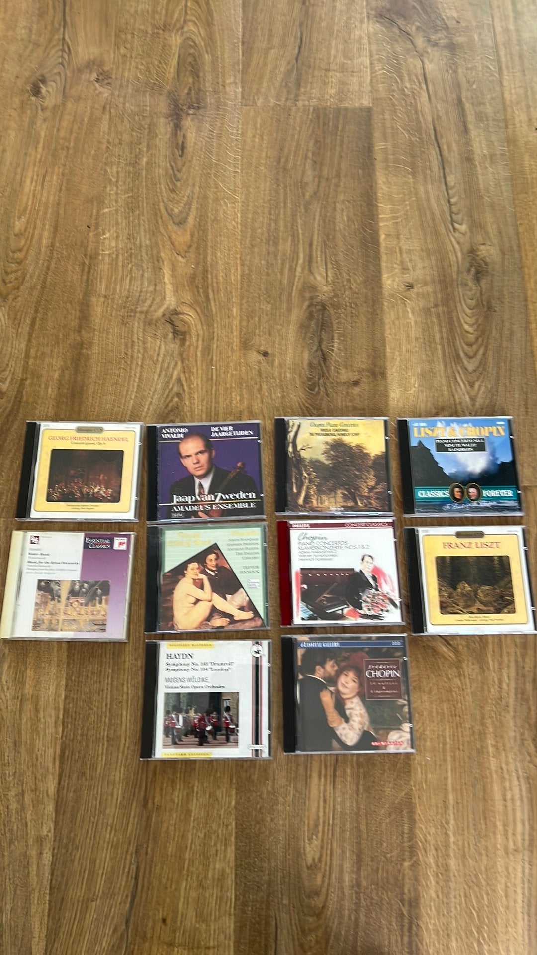 Laatste kans! Klassiek haydn/ handel/ chopin/ liszt/ vivaldi, Ophalen of Verzenden, Classicisme, Zo goed als nieuw, Overige typen