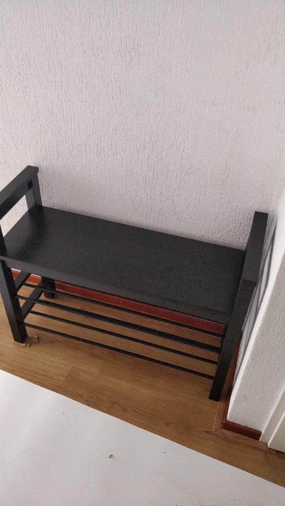 IKEA HEMNES schoenenkast – zwart - 85x32x65, Ophalen, Zo goed als nieuw
