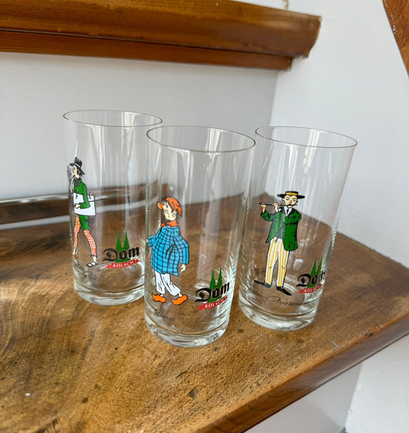 3x Dom Kölsch bierglas, Verzamelen, Biermerken, Ophalen of Verzenden, Zo goed als nieuw, Glas of Glazen, Overige merken