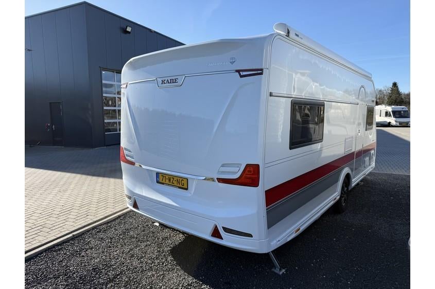Kabe Smaragd 540 GLE * nieuwstaat * 1ste eigenaar * Mover, Caravans en Kamperen, 2 aparte bedden, Standaardzit, Schokbreker, Bedrijf