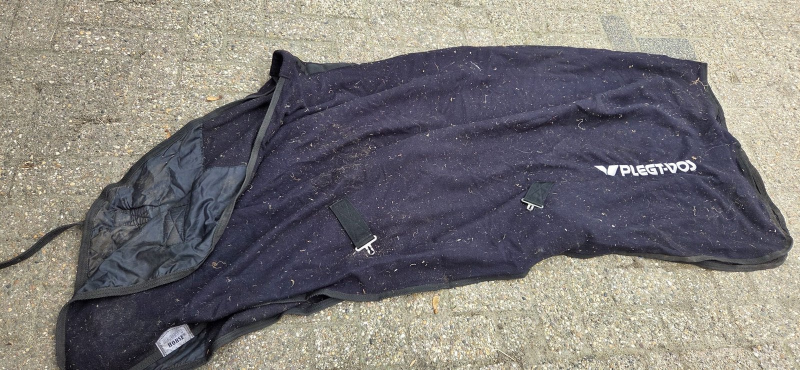 Paarden zweetdeken maat 195, Ophalen of Verzenden, Gebruikt, Fleece, Zweetdeken
