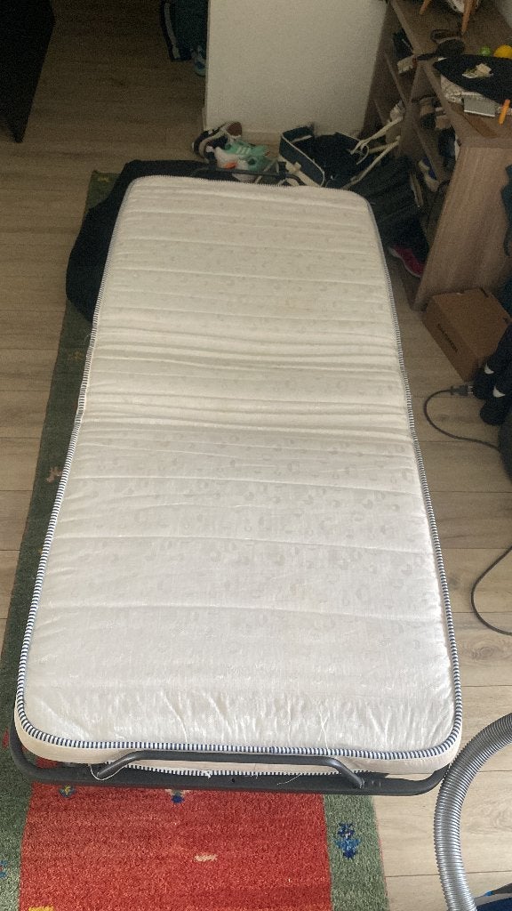 Logeerbed (vouwbed), Ophalen, Eenpersoons, 190 cm of minder, Zo goed als nieuw