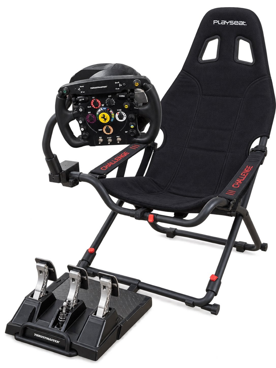 Playseat Challenge met Thrustmaster T300RS GT en F1 stuur, Spelcomputers en Games, Ophalen, Overige merken, Zo goed als nieuw