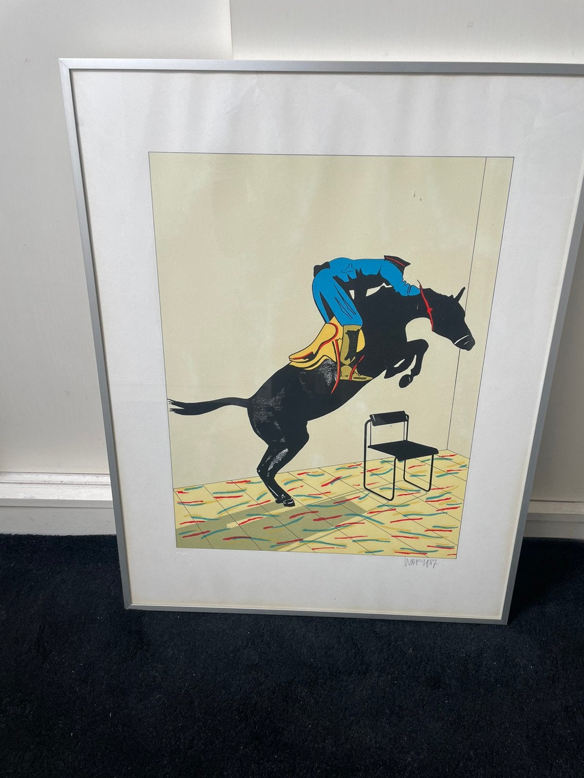 Schilderij 50 bij 67 cm alleen afhalen € 15, Ophalen, 50 tot 75 cm, Schilderij