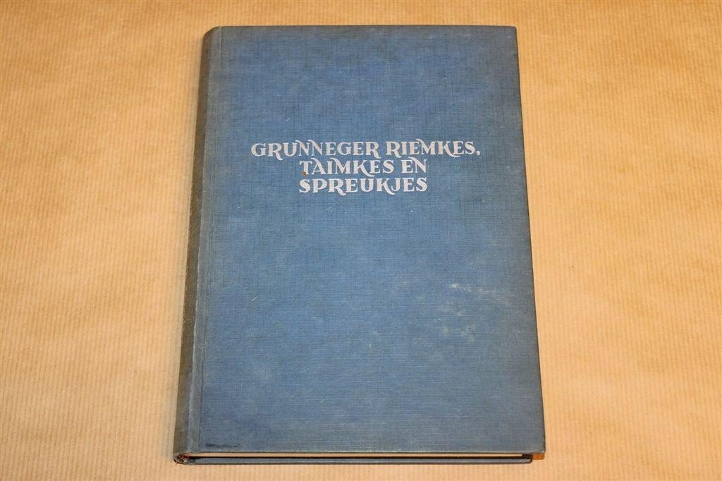 Grunneger Riemkes — K. ter Laan [1951], Boeken, Ophalen of Verzenden, Gelezen
