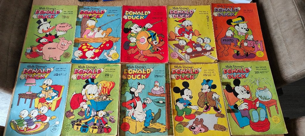 Donald Duck 1959 SPOTPRIJS, Boeken, Stripboeken, Gelezen, Meerdere stripboeken, Ophalen of Verzenden