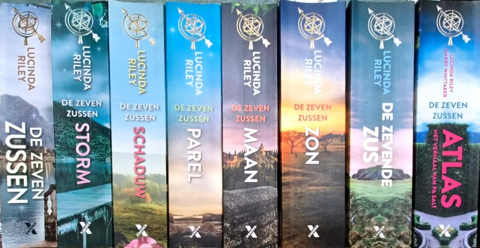 De Zeven Zussen serie - Lucinda Riley (8 boeken), Boeken, Ophalen of Verzenden, Zo goed als nieuw, Lucinda Riley, Nederland