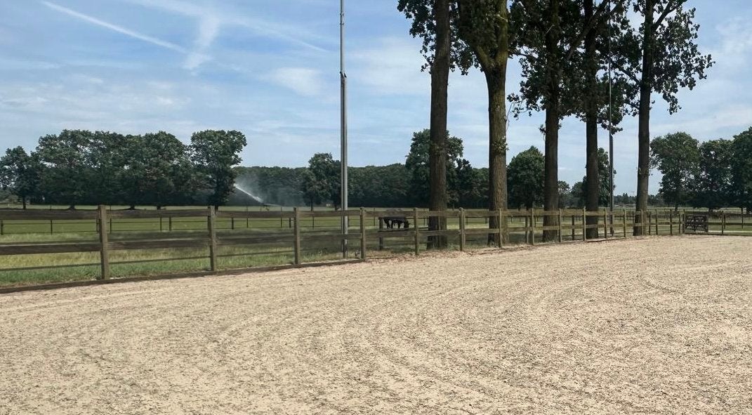 Houten omheining