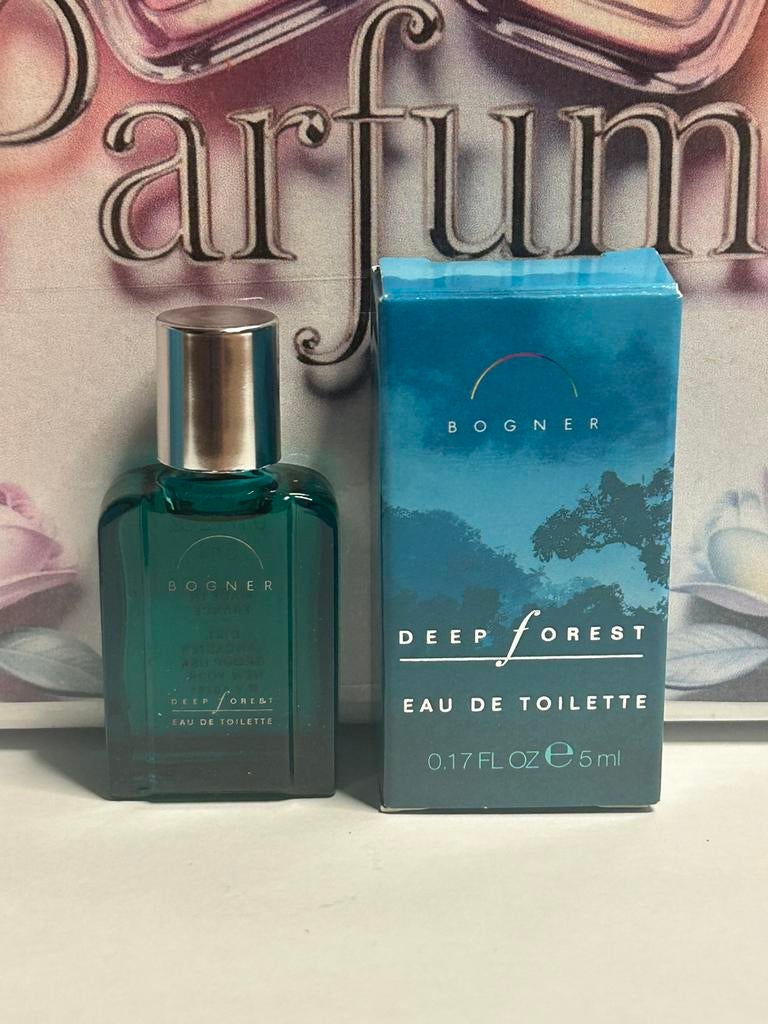 Bogner - deep forest miniature 5ml edt ~ by lancaster, Ophalen of Verzenden, Nieuw, Miniatuur, Gevuld