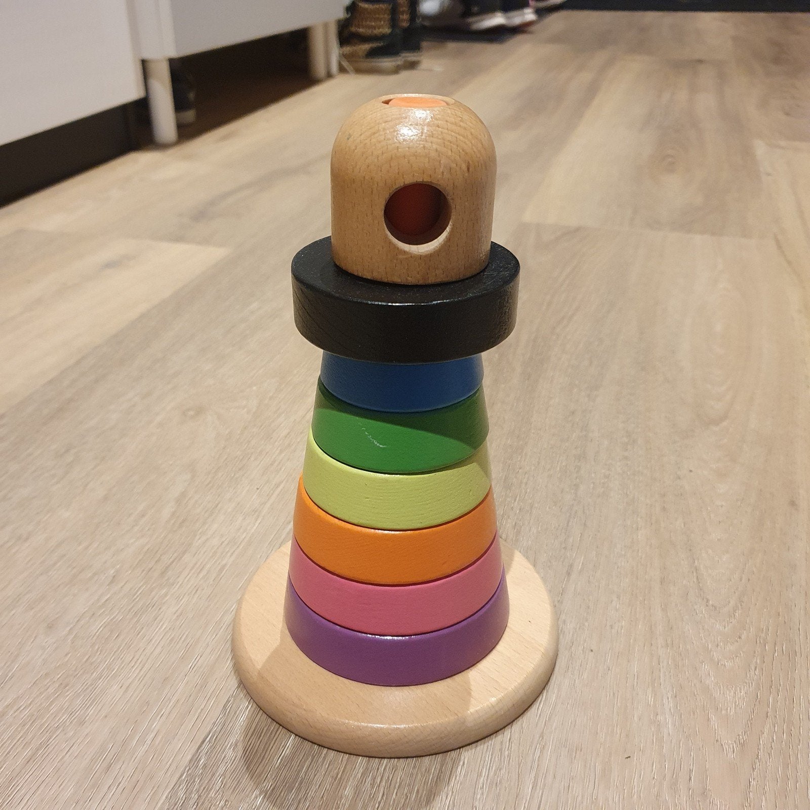 IKEA Stapeltoren, Kinderen en Baby's, Speelgoed | Houten speelgoed, Ophalen, Gebruikt, Overige typen