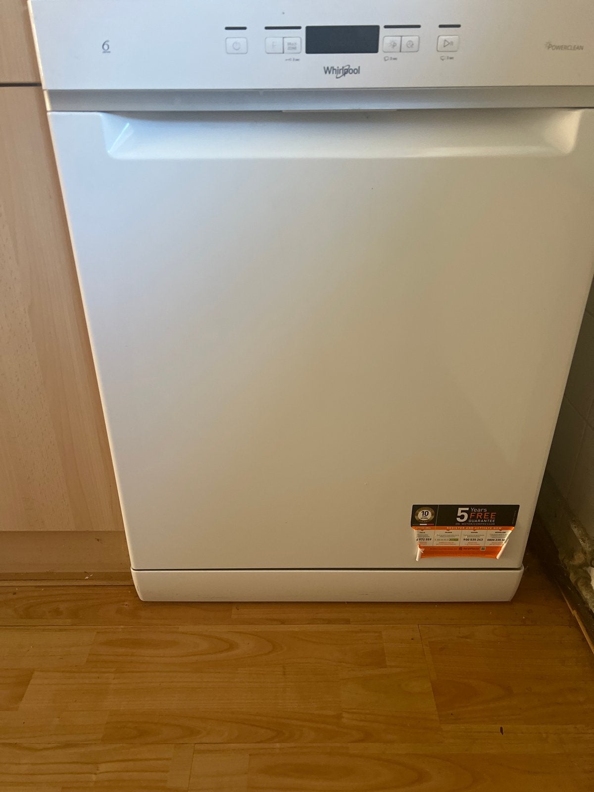 Whirlpool vaatwasser, Witgoed en Apparatuur, Ophalen, 60 cm of meer, Eco programma, Zo goed als nieuw