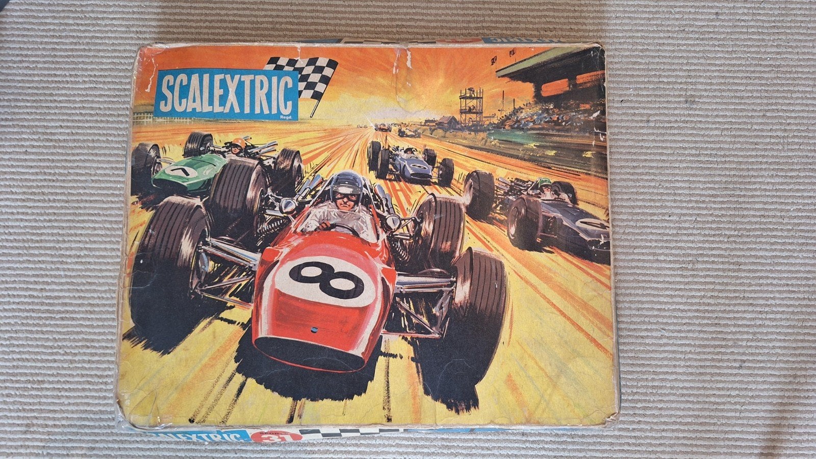 Vintage Racebaan Scalextric Sports 31, Kinderen en Baby's, Ophalen, Gebruikt, Elektrisch, Overige merken