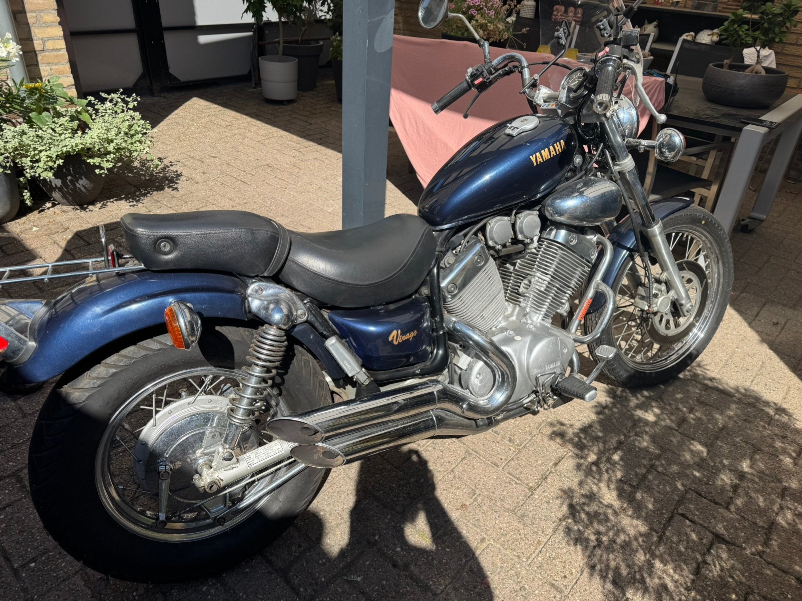 Motor yamaha virago 535, Ophalen, Gebruikt