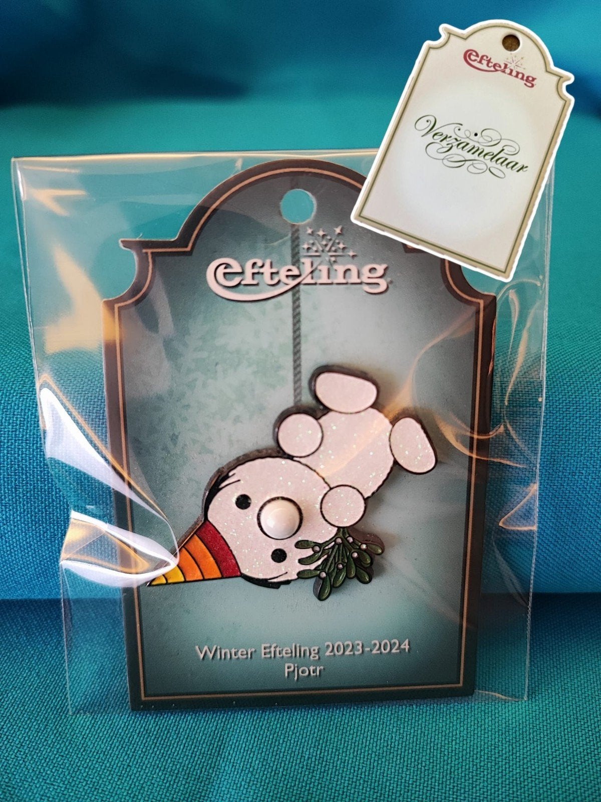 Efteling pin Winter Efteling 2023/2024 Pjotr, Ophalen of Verzenden, Nieuw, Button of Speldje