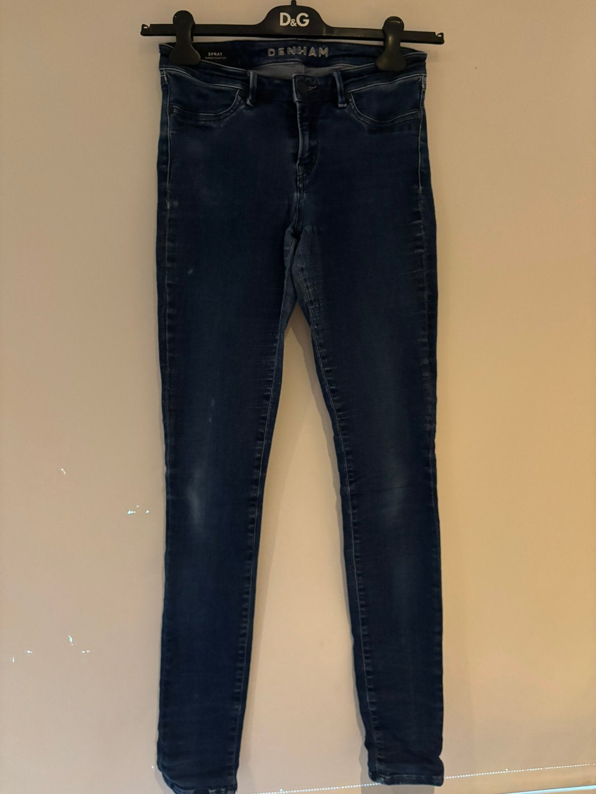 Denham jeans maat 28, Blauw, ., Ophalen of Verzenden, Zo goed als nieuw
