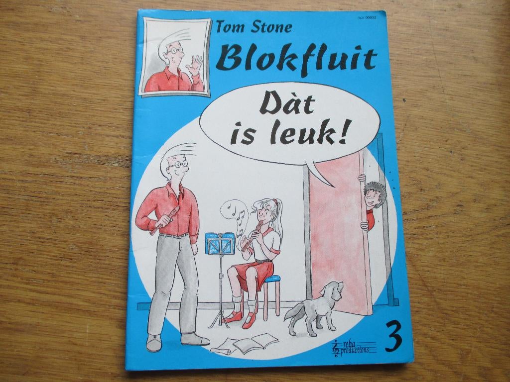 TOM STONE - BLOKFLUIT DAT IS LEUK -  DEEL 3, Muziek en Instrumenten, Bladmuziek, Gebruikt, Ophalen of Verzenden, Blokfluit, Artiest of Componist