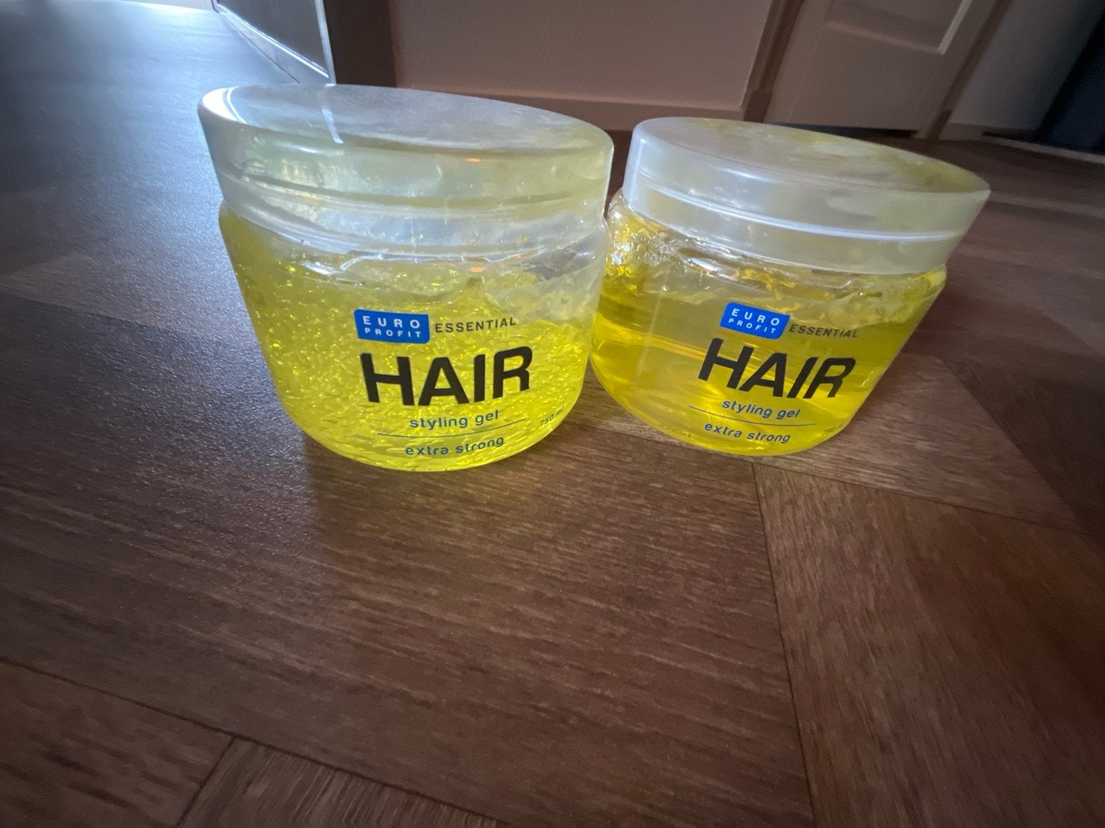 Euro Profit Essential Styling Gel Extra Strong (2 stuks), Ophalen of Verzenden, Nieuw, Gel, Wax, Haarlak of Mousse
