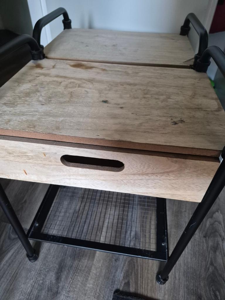 Nachtkastjes, Minder dan 55 cm, Gebruikt, Rechthoekig, Ophalen