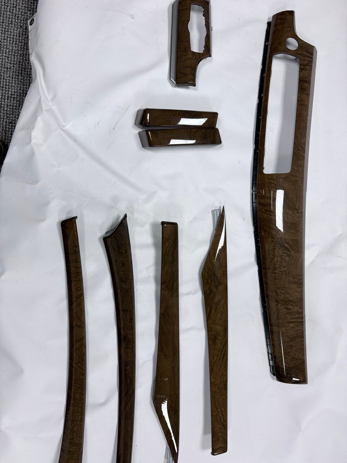 BMW F07 5 GT Houten Interieurlijsten Set - Esche en Zwart, Auto-onderdelen, Ophalen of Verzenden, Gebruikt, BMW