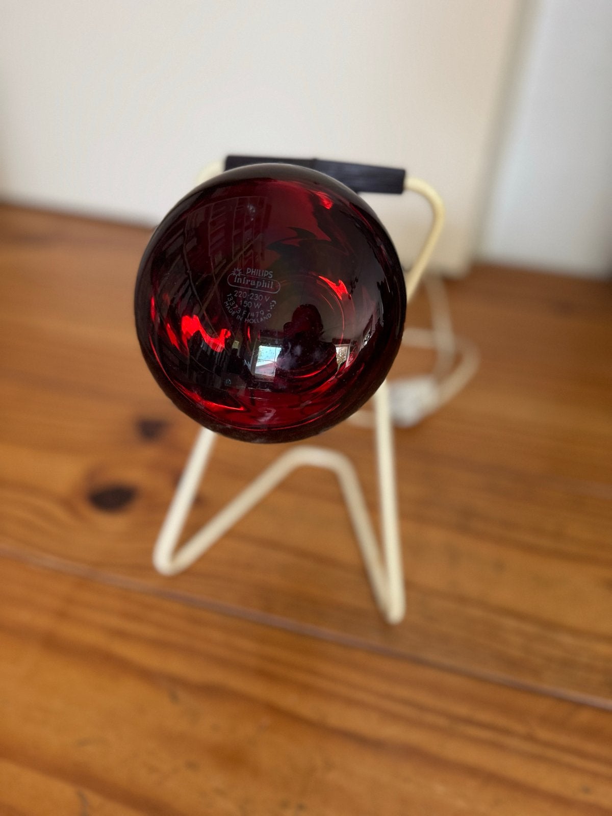 Vintage Philips Infraphil Infraroodlamp - In originele doos, Ophalen of Verzenden, Gebruikt