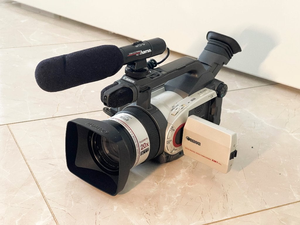 Canon XM1 3CCD Mini DV Video camera met extras, Audio, Tv en Foto, Videocamera's Digitaal, N, N, Canon, 20x of meer