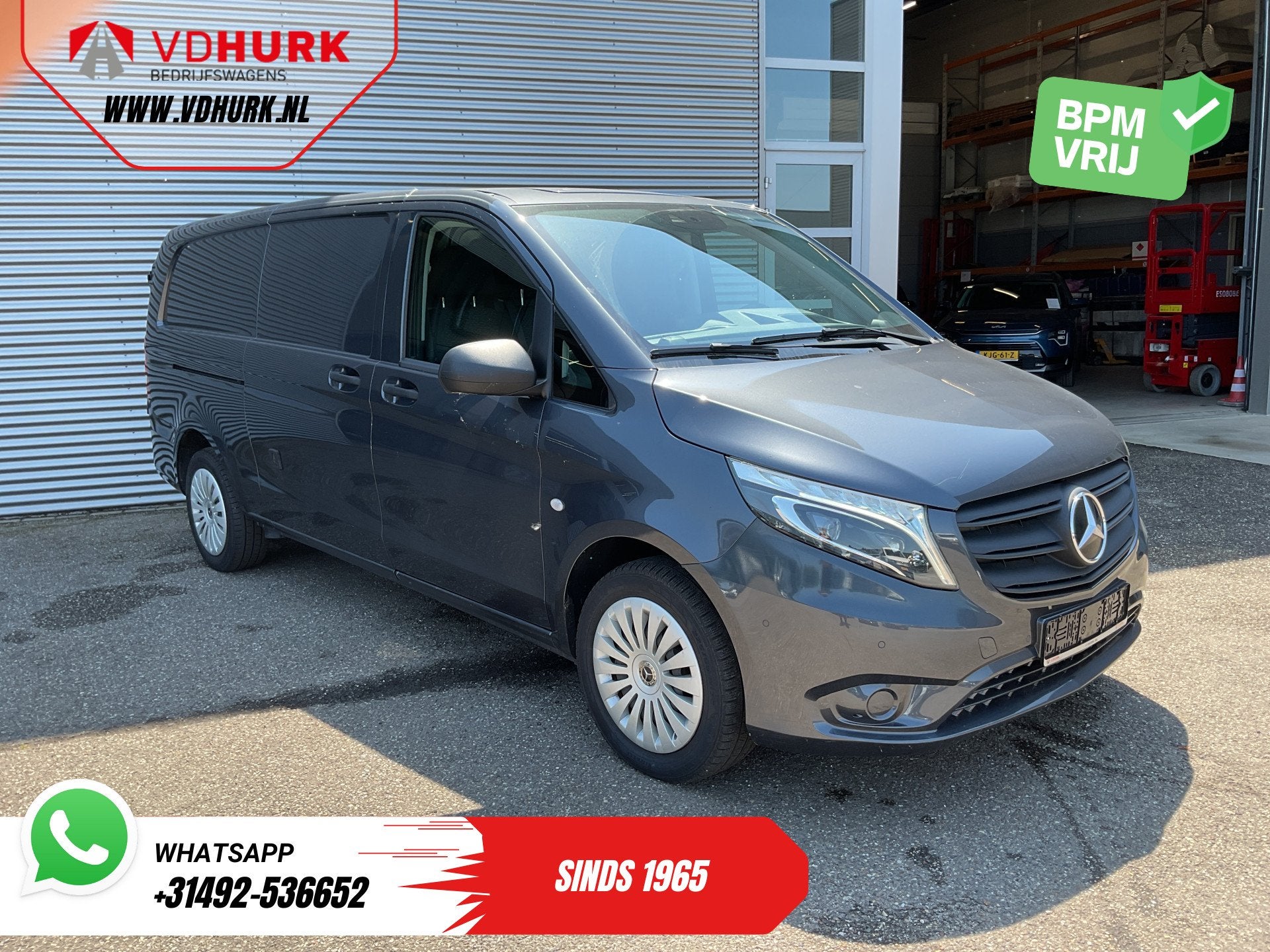 Mercedes-Benz Vito 116 CDI Aut. L3 LED/ Carplay/ Camera/ Cru, Auto's, Automaat, Gebruikt, 4 cilinders, 2000 kg