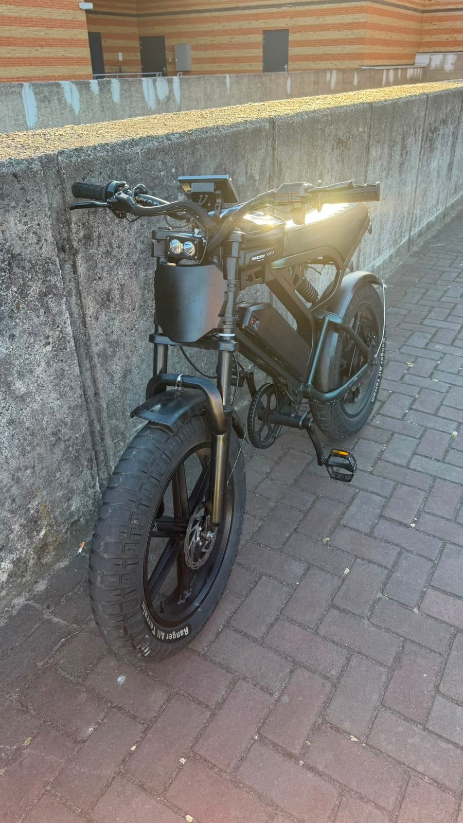 Stoere Fatbike E-bike met brede banden, Gebruikt, 51 tot 55 cm, 50 km per accu of meer, Ophalen
