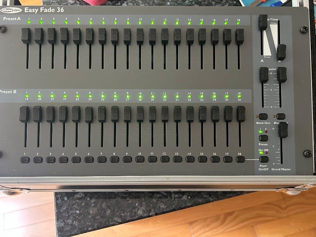 Showtec easyfade 36, lichttafel, Ophalen of Verzenden, Zo goed als nieuw, Overige typen