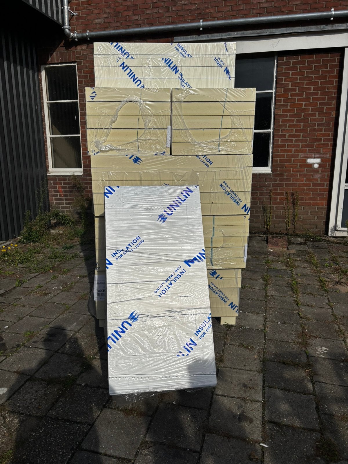 PIR isolatie 90 mm dik 2 kante aluminium folie