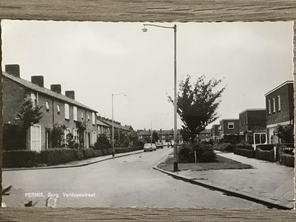 Pernis Burg. Verduynstraat 1970, Verzenden, 1960 tot 1980, Gelopen, Zuid-Holland