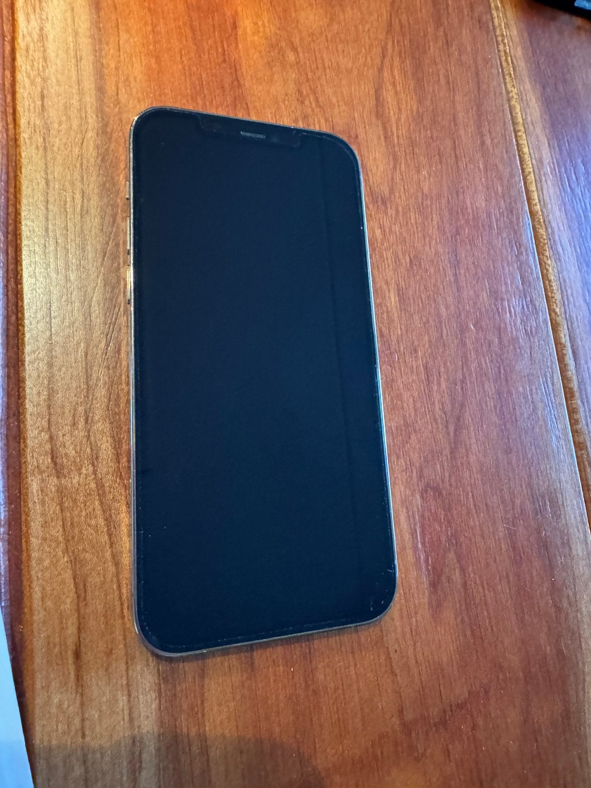 Iphone 12 goud pro 256 gb, Telecommunicatie, Gebruikt, IPhone 12 Pro, Zonder simlock, Zonder abonnement