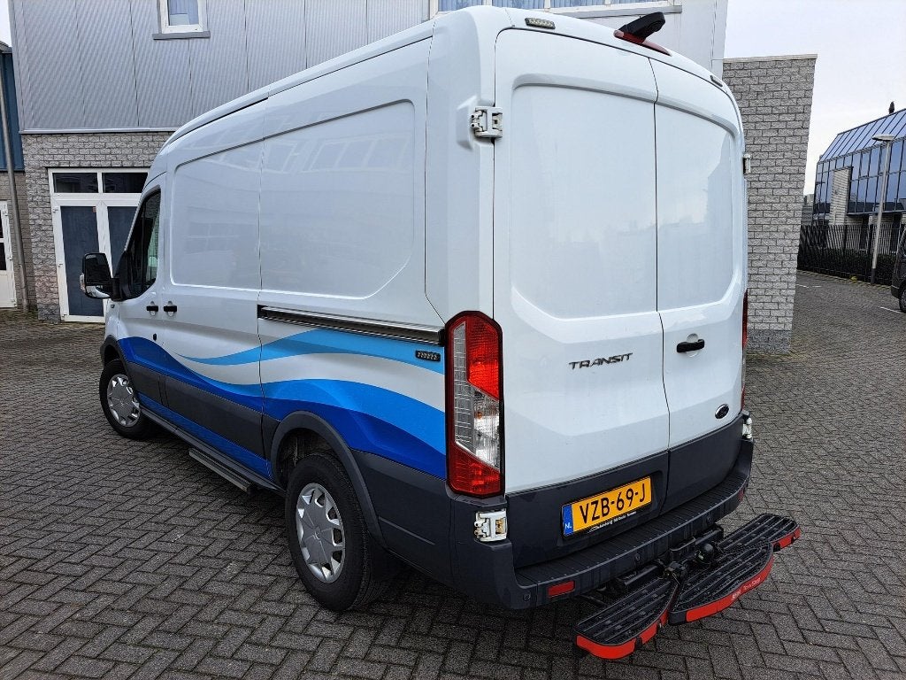 Ford Transit GB 350 L3h2 Tdci 130pk RWD 2017 Wit, Auto's, 1995 cc, 4 cilinders, 2800 kg, Wit