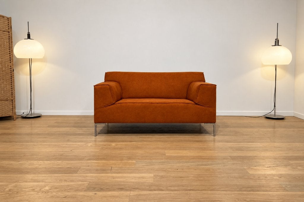 NIEUW GESTOFFEERD Design on Stock Bloq Loveseat + GARANTIE, 150 tot 200 cm, 75 tot 100 cm, Www.designplaats.nl, Rechte bank