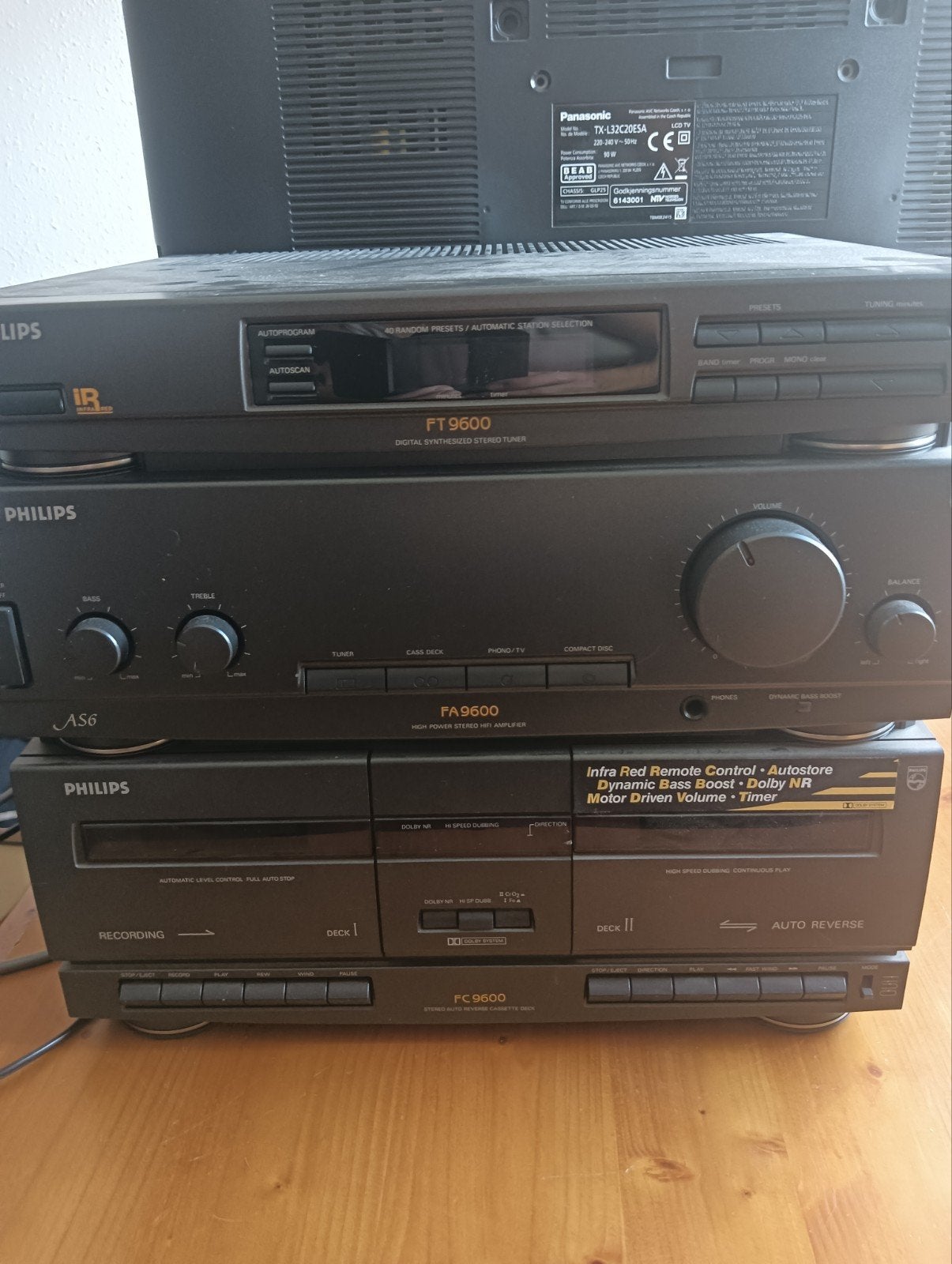Philips FT9600 PA9600 FC9600 Stereo Set - Vintage Audio, Audio, Tv en Foto, Stereo-sets, Ophalen